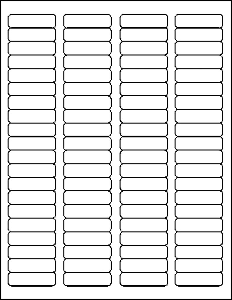 MACO Laser/Ink Jet White Return Address Labels, 1/2" x 1-3/4", 80 per Sheet, 2000 per Pack (ML-8025) - Image 3